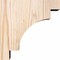 Ekena Millwork Mediterranean Smooth Corbel, Douglas Fir, 3 1/2"W x 8"D x 8"H COR04X08X08MED00SDF - alternate 4